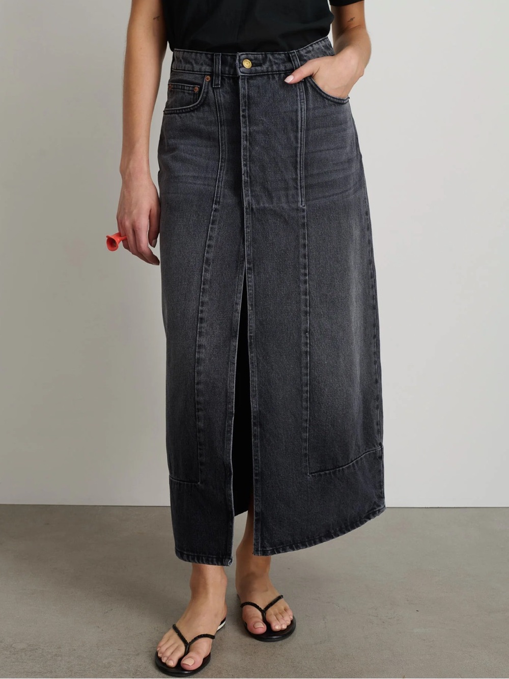 B SIDES Yoko Skirt Stil Black